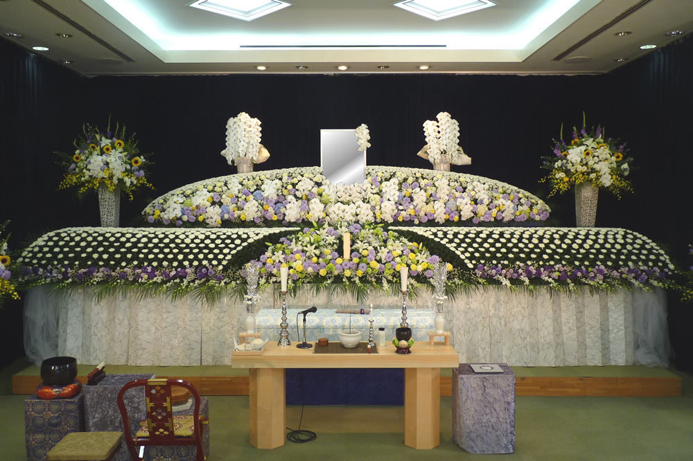 伝通院 繊月会館 祭壇設置例